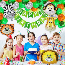 Carica l'immagine nel visualizzatore di Gallery, KATELUO Giungla Decorazioni di Compleanno Party,Party Decorazioni,Buon...