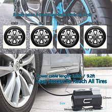 Carica l'immagine nel visualizzatore di Gallery, AnvFlik Compressore Portatile per Auto,12V 100 PSI Gonfiatore Pneumatici...