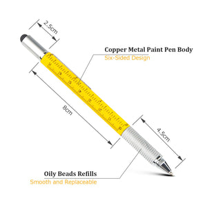 Leenou 3pcs Penna Multifunzione, 6 IN 1 Utensili Fai Da Te, 2019 giallo - Ilgrandebazar