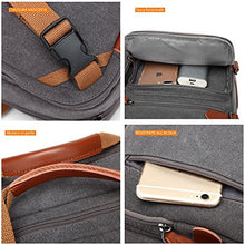 Carica l&#39;immagine nel visualizzatore di Gallery, CoolBELL Borsa Multi-Funzione, Convertibile, da 17,3 Pollici, Grigio Scuro