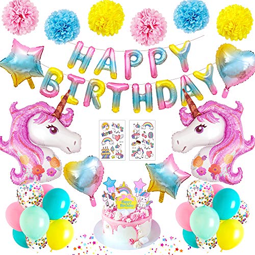 MMTX Unicorno Festa Compleanno Palloncini Addobbi...