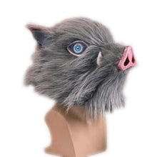 Carica l&#39;immagine nel visualizzatore di Gallery, Mesky Demon Slayer Hashibira Inosuke Maschera Pig Taglia unica, Come Mostra - Ilgrandebazar