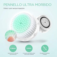 Carica l&#39;immagine nel visualizzatore di Gallery, Pulizia Viso, Brelax Spazzola Pulizia Viso Ultrasuoni con 3 Testine Ricambio, Impermeabile IPX7, 3 Velocità, Timer Intelligente, Ricarica Wireless con Supporto di Base, Adatto a Tutti I Tipi di Pelle…