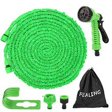 Carica l&#39;immagine nel visualizzatore di Gallery, OVAREO Tubo da Giardino Estensibile, 100FT 30M Flessibile verde