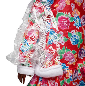 Barbie BMR1959 Bambola Afroamericana Snodata con Vestito Floreale, GHT94 - Ilgrandebazar