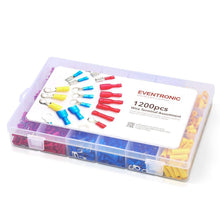 Carica l&#39;immagine nel visualizzatore di Gallery, Eventronic Connettori Elettrici, Spade Wire 1200pcs, Blue, Red, Yellow - Ilgrandebazar