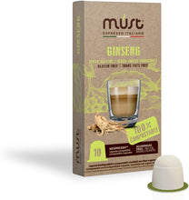 Carica l&#39;immagine nel visualizzatore di Gallery, Must Espresso Italiano 100 Capsule Compatibili Nespresso Ginseng Senza...