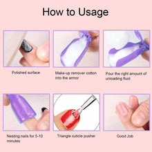 Carica l&#39;immagine nel visualizzatore di Gallery, NACTECH 20pz Clip Remover Rimozione Semipermanente Clips Unghie Gel con 400pz Cotone Pads + Strumento Togliere Smalto Mollette Pinzette Rimuovi Misure Varie