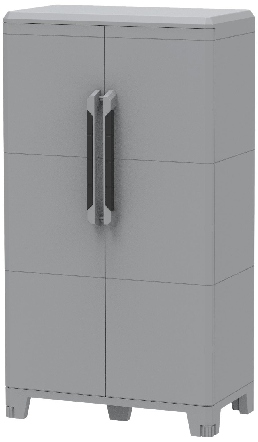 Terry Transforming Modular 3, Armadio 78 x 43.6 x 143 cm, Grigio - Ilgrandebazar