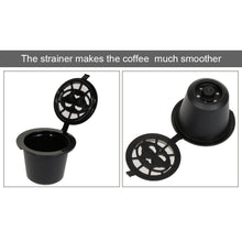 Carica l&#39;immagine nel visualizzatore di Gallery, Lictin Capsule per Caffè Ricaricabili Nespresso, 6 Tazze +2 Nero - Ilgrandebazar