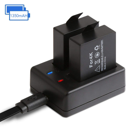 APEMAN, batteria ricaricabile per Action Camera, 2 confezioni da B1510, B1510 - Ilgrandebazar