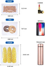 Carica l&#39;immagine nel visualizzatore di Gallery, Sacchetti Alimenti Riutilizzabili 12 Pezzi Ziplock Sacchetti Portaoggetti (2 per Frutta/5 per Tramezzini/5 per Snack) Sacchetti per Freezer Extra Spessi per Conservare a Tenuta, Senza BPA