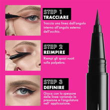 Carica l&#39;immagine nel visualizzatore di Gallery, NYX Professional Makeup, Epic Ink Eye Liner, pennellino pigmentato e waterproof, Black Confezione da 1 Single