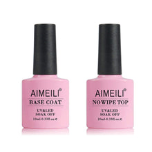 Carica l&#39;immagine nel visualizzatore di Gallery, AIMEILI Base e Top Coat Semipermanente Smalto per TB 10ML - Ilgrandebazar