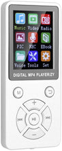 Carica l'immagine nel visualizzatore di Gallery, Lettore Musicale Lettore Musicale Portatile Lossless Sound MP3 MP4 con Memoria Bluetooth 4.2 32G(Bianca)