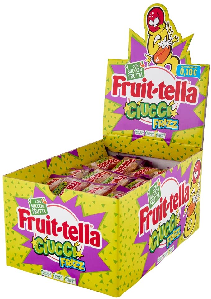 Gelco Ciuccio Frizz Caramelle Gommose Frizzanti, Gusto Frutti Assortiti, 150...