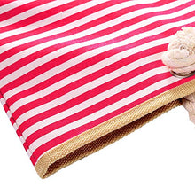 Carica l&#39;immagine nel visualizzatore di Gallery, Borsa da spiaggia grande con cerniera 58 x 38 x 18 cm shopper Rosa-bianco
