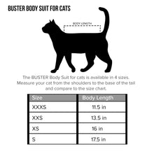 Carica l&#39;immagine nel visualizzatore di Gallery, Buster Body Tuta Easygo per Gatti XXS, Grey/Black