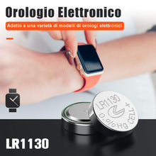 Carica l&#39;immagine nel visualizzatore di Gallery, Confezione da 40 pacchi batteria alcalina AG10(LR1130) --- 40 Pezzi, Argento - Ilgrandebazar