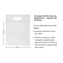 Carica l&#39;immagine nel visualizzatore di Gallery, MOCOCITO 2PC Borsa da Toilette Viaggio Trasparente Approvata Nero [22x10x5cm] - Ilgrandebazar