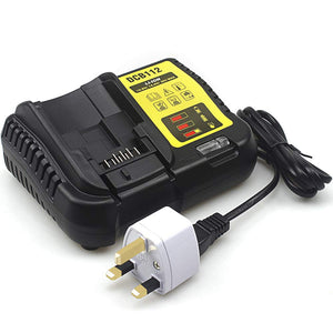 Waitley Caricabatteria DCB112 per batterie Dewalt 10,8 V 14,4 V 18 V 2A... - Ilgrandebazar