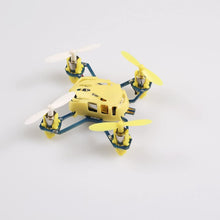 Carica l&#39;immagine nel visualizzatore di Gallery, Hubsan Nano Q4 H111 45mm / 11.5g Quad Copter Quadricottero RC a 4 canali con Sistema Radio 2.4Ghz-Giallo
