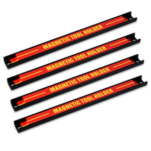 Carica l&#39;immagine nel visualizzatore di Gallery, Navaris 4x Porta attrezzi magnetico - Portautensili barre 30 cm 30cm, Nero - Ilgrandebazar