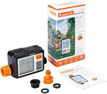 Carica l&#39;immagine nel visualizzatore di Gallery, Kazeila Computer per Irrigazione Centralina Irrigazione Programmazione di irrigazione Timer per irrigazione Temporizzatori per irrigatori Digitale Programmabile per Giardino Sistema di irrigazione Orange