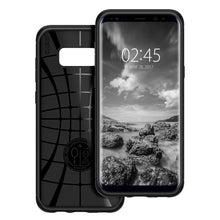 Carica l&#39;immagine nel visualizzatore di Gallery, Spigen Rugged Armor Cover Galaxy S8, Assorbimento Acustico e RA_Nero - Ilgrandebazar