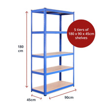 Carica l&#39;immagine nel visualizzatore di Gallery, G-Rack 0024 180 x 120 x 40cm Carichi Pesanti-Scaffali di Stoccaggio-5... - Ilgrandebazar