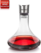 Carica l&#39;immagine nel visualizzatore di Gallery, BEYIMEI Decanter per Vino - Caraffa di Cristallo 100% Senza Piombo - Decantatore Aeratore per Rosso - Accessori Regali per la Degustazione del Vino, Compleanno, Matriminio (1700 ml)