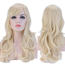 Carica l&#39;immagine nel visualizzatore di Gallery, Parrucca Rosa/Viola Lunga Donna Capelli Lunghi Wig Parrucche Sintetiche per... - Ilgrandebazar