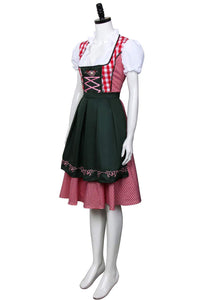 NUWIND Abito donna Baviera tedesca tradizionale Costume L, Nero Polvere - Ilgrandebazar