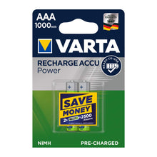 Carica l'immagine nel visualizzatore di Gallery, Varta Batteria Ricaricabile AAA MiniStilo, 1000 mAh, Confezione da 4 Pezzi,... - Ilgrandebazar