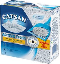 Carica l&#39;immagine nel visualizzatore di Gallery, Catsan Active Fresh Lettiera Agglomerante per Gatto – Controllo degli odori...