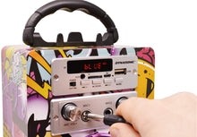 Carica l&#39;immagine nel visualizzatore di Gallery, DYNASONIC 025 -Cassa Bluetooth Altoparlante Karaoke 10W | Wireless portatile con microfono incluso | Lettore SD USB e lettore Mp3, Radio FM, Modello 1 [Classe di efficienza energetica A+]