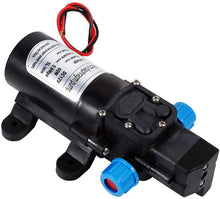 Carica l&#39;immagine nel visualizzatore di Gallery, Pompa giardino Acqua DC 12V pompa autoadescante Alta Pressione membrana ad per Autolavaggio 115psi 5lpm Membrana Autoadescante Pompa Acqua per Camper Campeggio Barca Giardino Marino