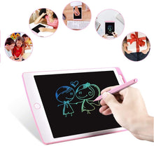 Carica l'immagine nel visualizzatore di Gallery, SCRIMEMO Tavoletta Grafica LCD Scrittura Digitale 8.5 Pollice Colorato,Elettronica Lavagna Cancellabile Tavolo da Disegno Portatile Lavagnetta Doodle per Bambini Insegnante Studenti Progettista (Rosa)