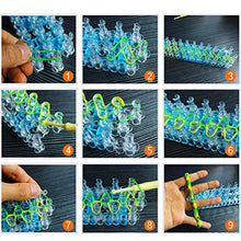 Carica l&#39;immagine nel visualizzatore di Gallery, Queta 6800 Elastici Loom Nastri Box Fai da Te Braccialetti Kit con... - Ilgrandebazar