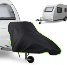 Carica l'immagine nel visualizzatore di Gallery, URAQT Traino Coperture per Rimorchi, Copertura Gancio Traino con Finiture Riflettenti, 94*65CM Universale Copertura Roulotte Impermeabile Protezione Solare Antipolvere per Roulotte, Camper, Rimorchi
