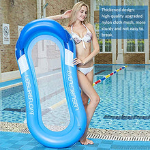 Carica l&#39;immagine nel visualizzatore di Gallery, Queta Materasso Gonfiabile Piscina Amaca Mare Materassino Blu