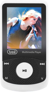 Trevi MPV 1725 SD Lettore Multimediale Mp3, Radio FM, Memoria Espandibile, Batteria al Lithio Ricaricabile, Bianco