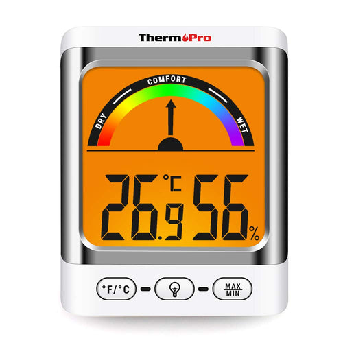 ThermoPro TP52 Termometro Igrometro Interno Digitale Misuratore di... - Ilgrandebazar