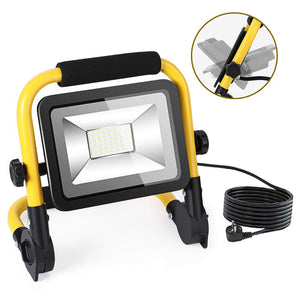 Faretto LED Portatile 50W, Ultra Luminoso da Cantiere 4500lm, 3... - Ilgrandebazar