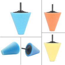 Carica l&#39;immagine nel visualizzatore di Gallery, Lucidatura Auto Set,3Pcs Spugna Cono Tampone di Sfera di... - Ilgrandebazar