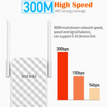 Carica l&#39;immagine nel visualizzatore di Gallery, Tenda A9 Ripetitore WiFi Wireless 300 Mbps, Access Point e Range Bianco - Ilgrandebazar