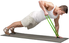 Carica l'immagine nel visualizzatore di Gallery, Fasce Elastiche di Resistenza / Bande Fitness con Guida agli Esercizi, eBook in Italiano e Borsa da Trasporto, Set di 5 Elastici – 5x cinghia, banda, fascia elastica per allenamento di resistenza