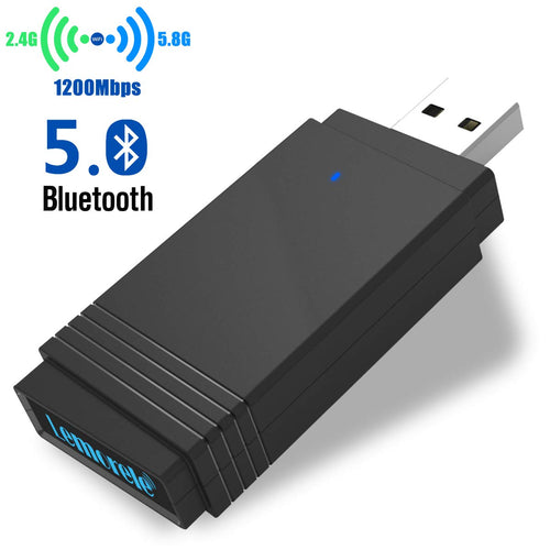 Lemorele Adattatore WiFi USB 3.0 AC1200Mbps Bluetooth 1200-Mbps-MU-MIMO - Ilgrandebazar