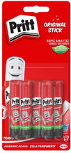 Carica l&#39;immagine nel visualizzatore di Gallery, Pritt Colla Stick 5 x 11g, colla per bambini sicura e affidabile, colla Pritt per lavoretti e fai da te, con una tenuta forte per uso scuola e ufficio, 5 stick x 11g