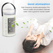 Carica l&#39;immagine nel visualizzatore di Gallery, Mini Condizionatore Portatile, Personale Basso Rumore Climatizzatore 4-in-1 Aria Condizionata, Ventilatore da Scrivania, Purificatore Umidificatore, 3 velocità di ventilazione Condizionatore d&#39;aria